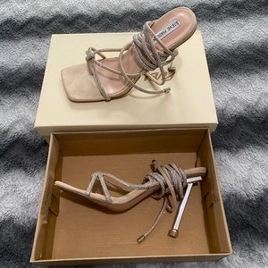 Sparkly Nude Steve Madden Heels